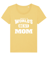 MOM Tricou mânecă scurtă guler larg fitted Damă Expresser