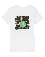 Cu picioarele pe pământ Tricou mânecă scurtă  Copii Mini Creator