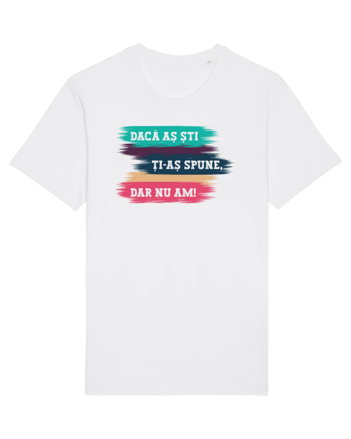 Tricou mânecă scurtă Unisex Rocker White