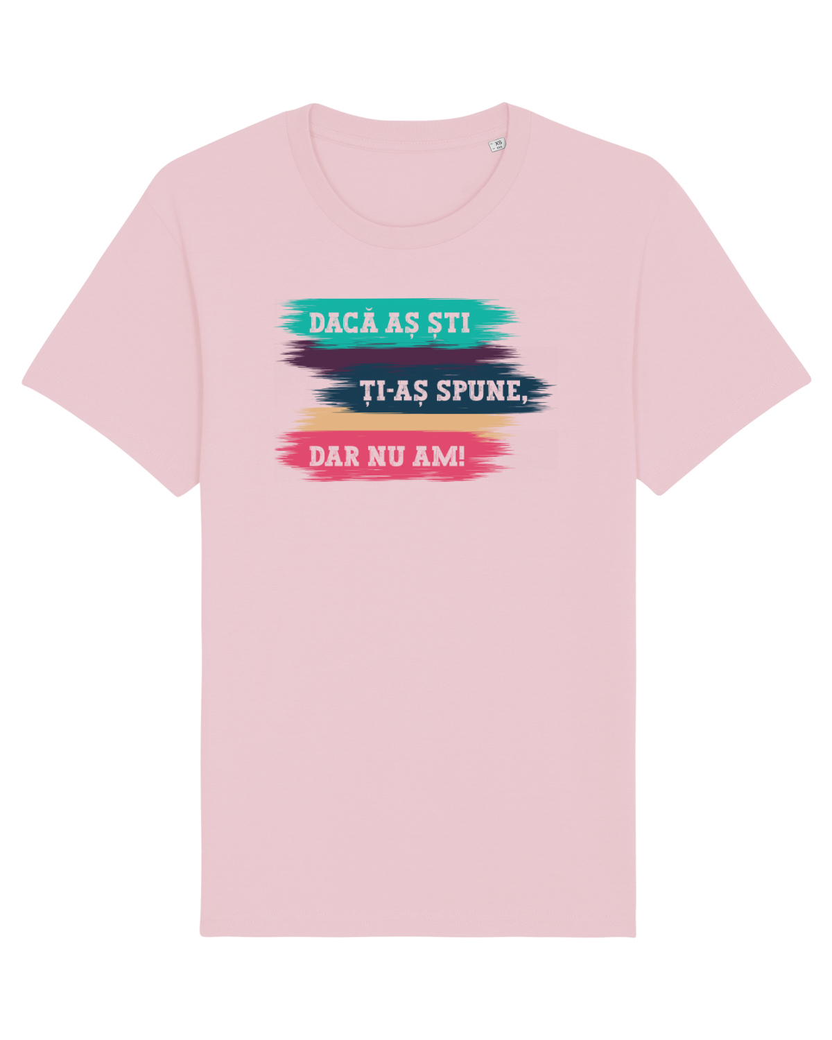 Tricou mânecă scurtă Unisex Rocker Cotton Pink