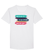 Dar nu am! Tricou mânecă scurtă guler larg Bărbat Skater