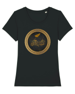 Goldwing Badge 1.2 Tricou mânecă scurtă guler larg fitted Damă Expresser