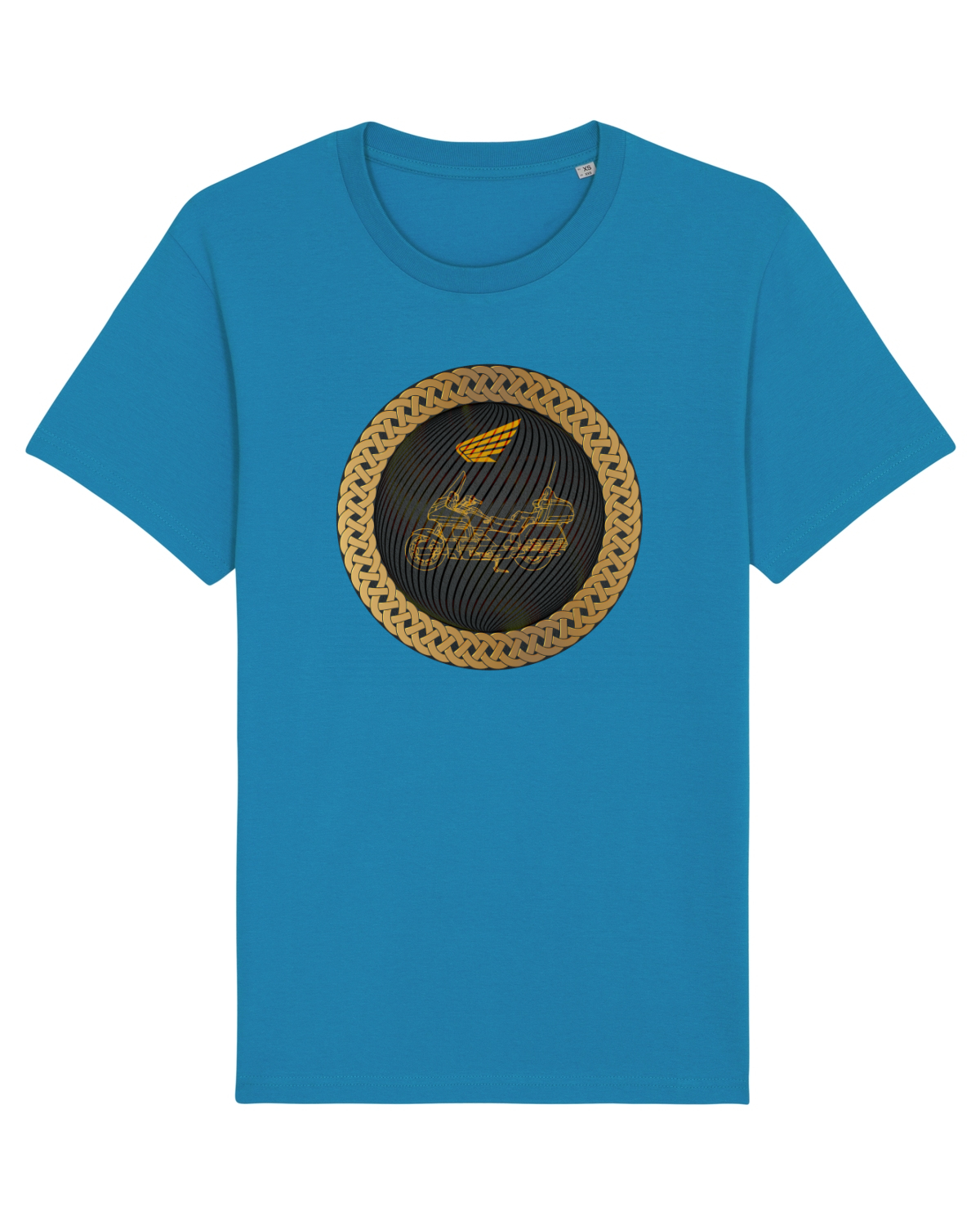 Tricou mânecă scurtă Unisex Rocker Azur