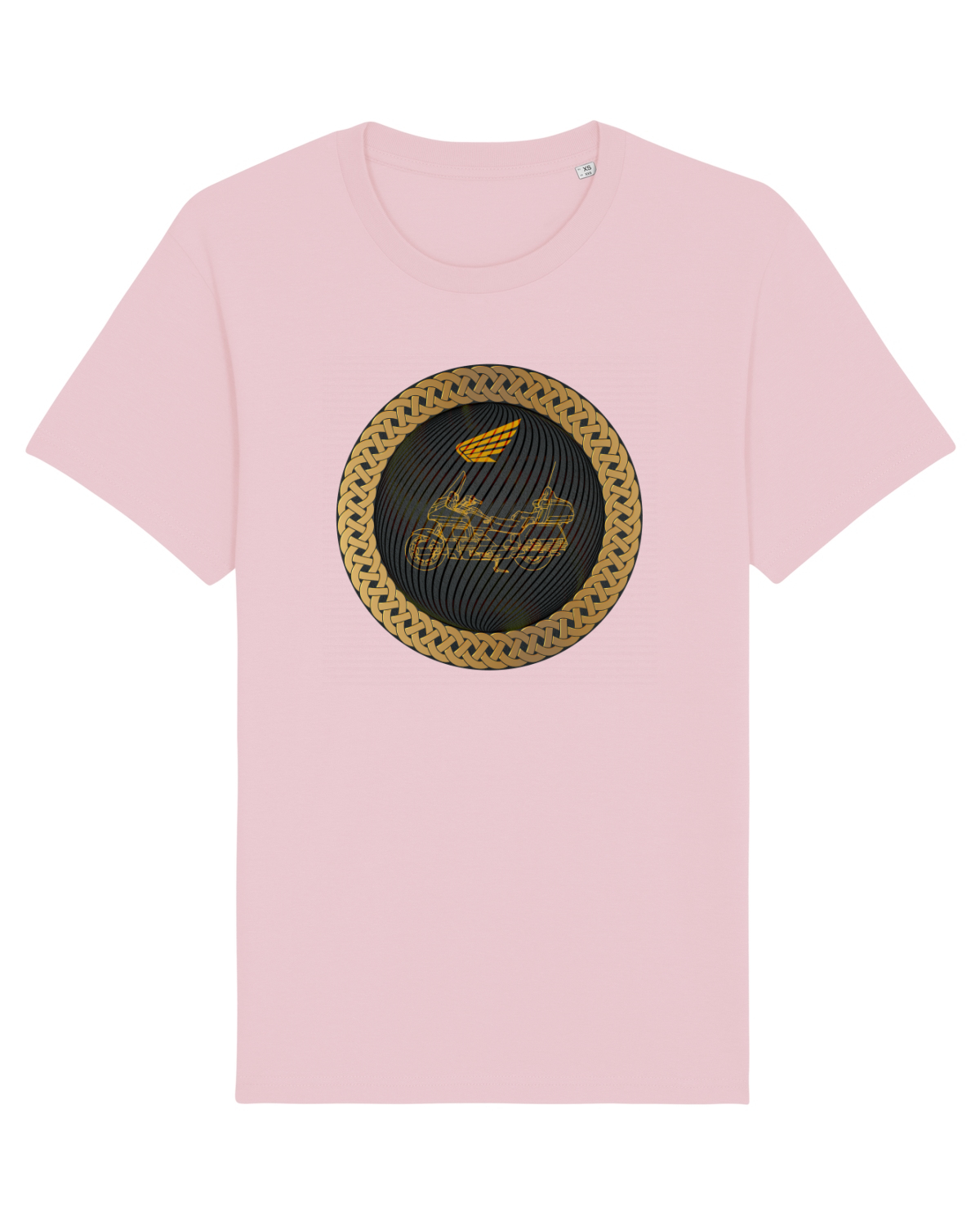 Tricou mânecă scurtă Unisex Rocker Cotton Pink