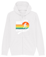 Retro Bigfoot Hanorac cu fermoar Unisex Connector