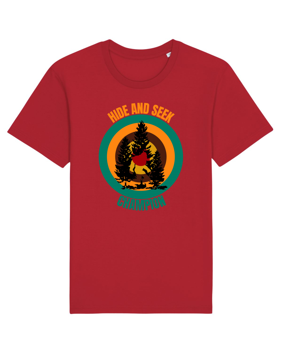 Tricou mânecă scurtă Unisex Rocker Red