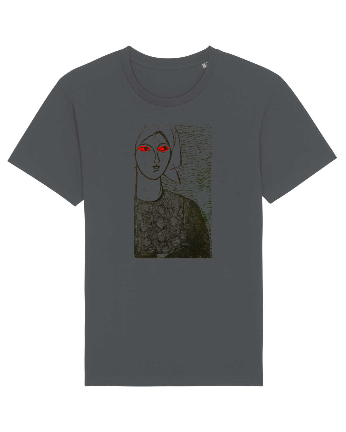 Tricou mânecă scurtă Unisex Rocker Anthracite
