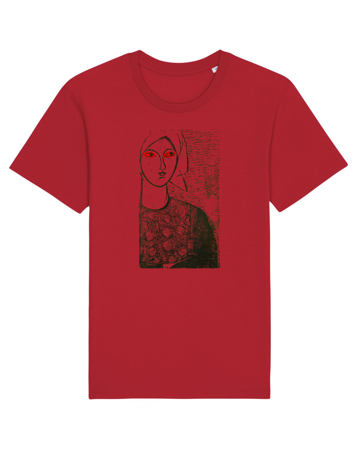 Tricou mânecă scurtă Unisex Rocker Red