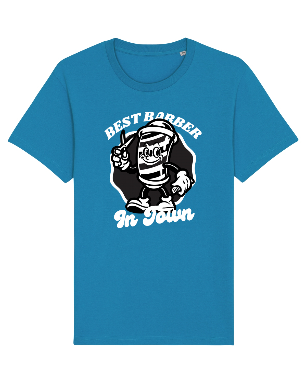 Tricou mânecă scurtă Unisex Rocker Azur