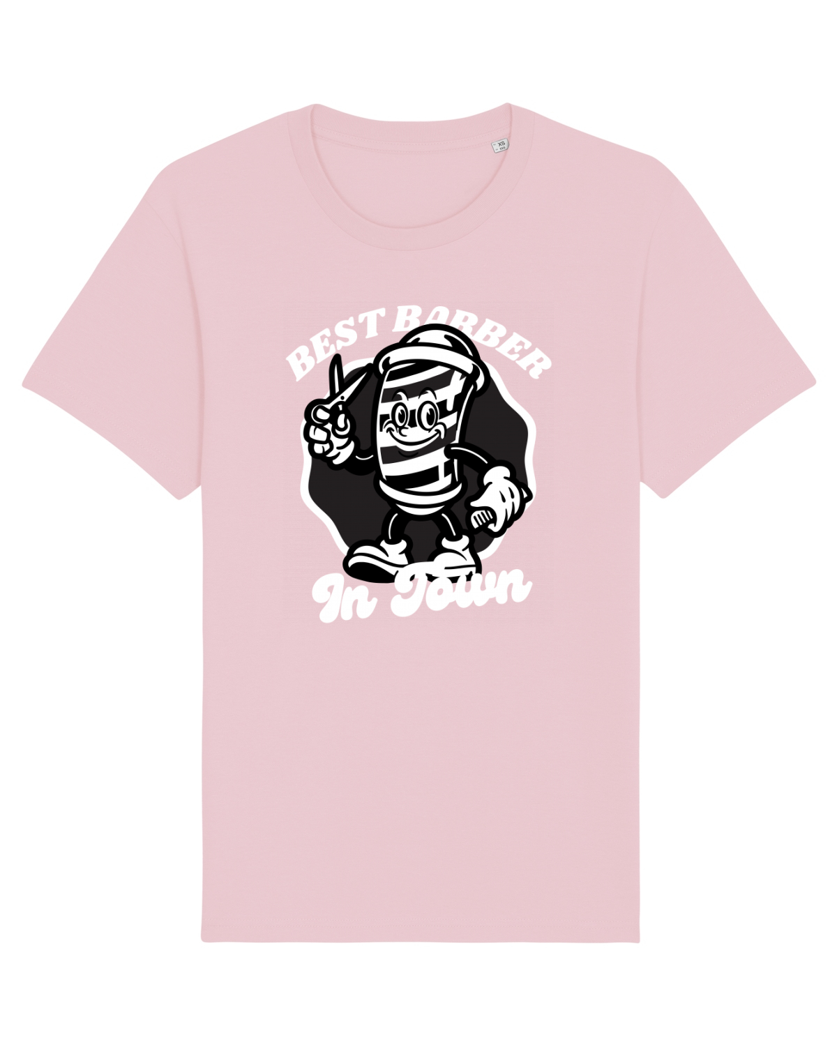 Tricou mânecă scurtă Unisex Rocker Cotton Pink