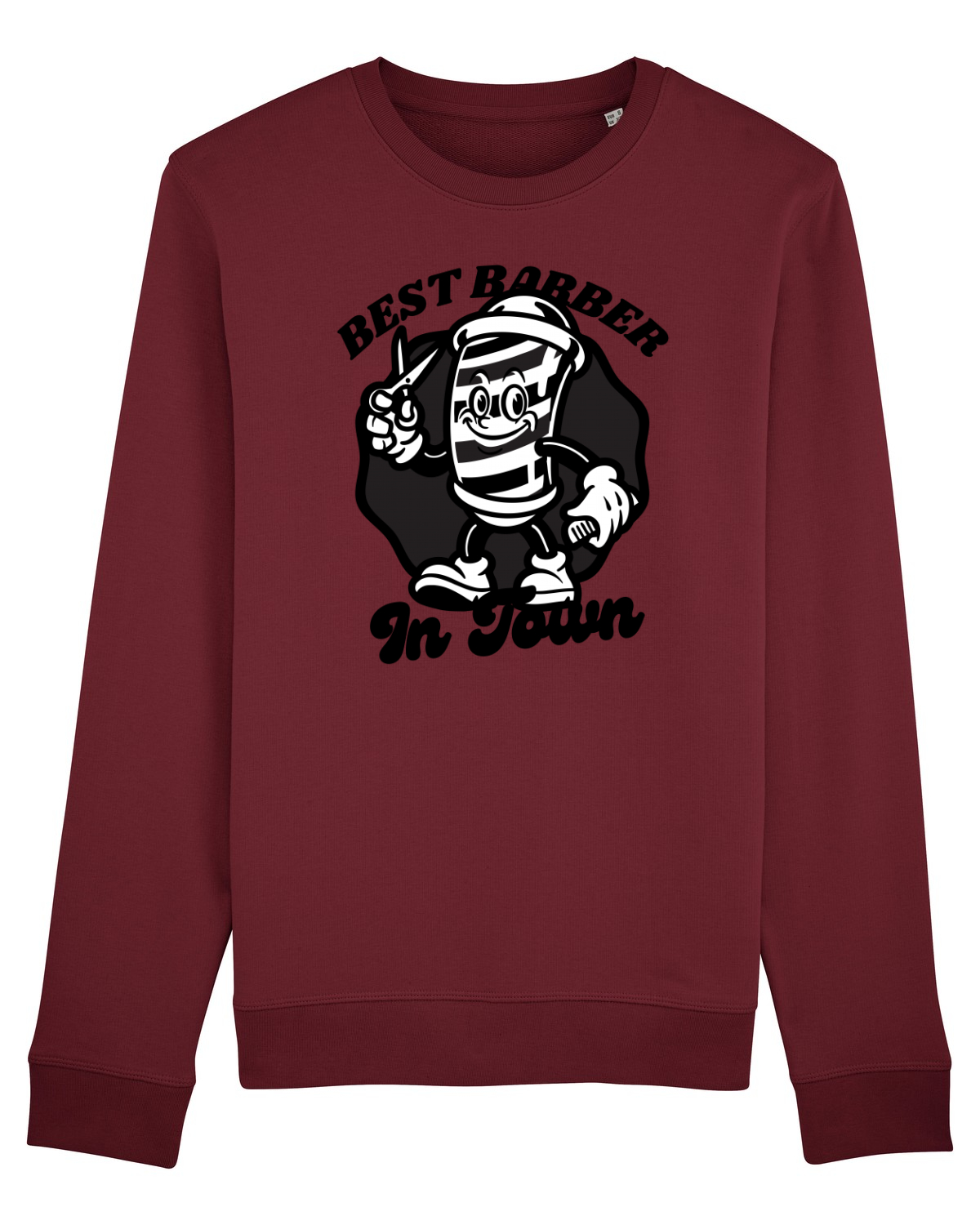 Bluză mânecă lungă Unisex Rise Burgundy