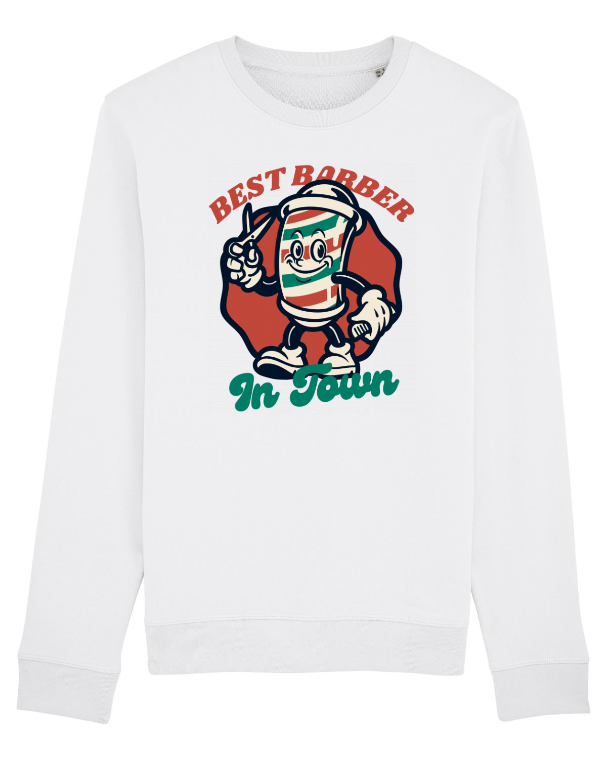 Bluză mânecă lungă Unisex Rise White