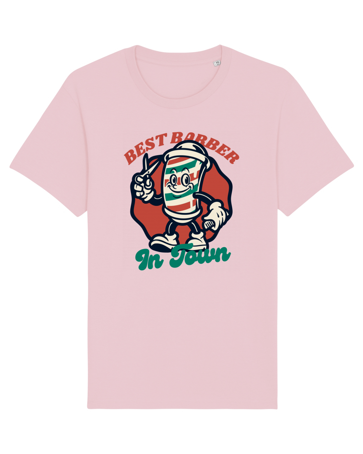 Tricou mânecă scurtă Unisex Rocker Cotton Pink