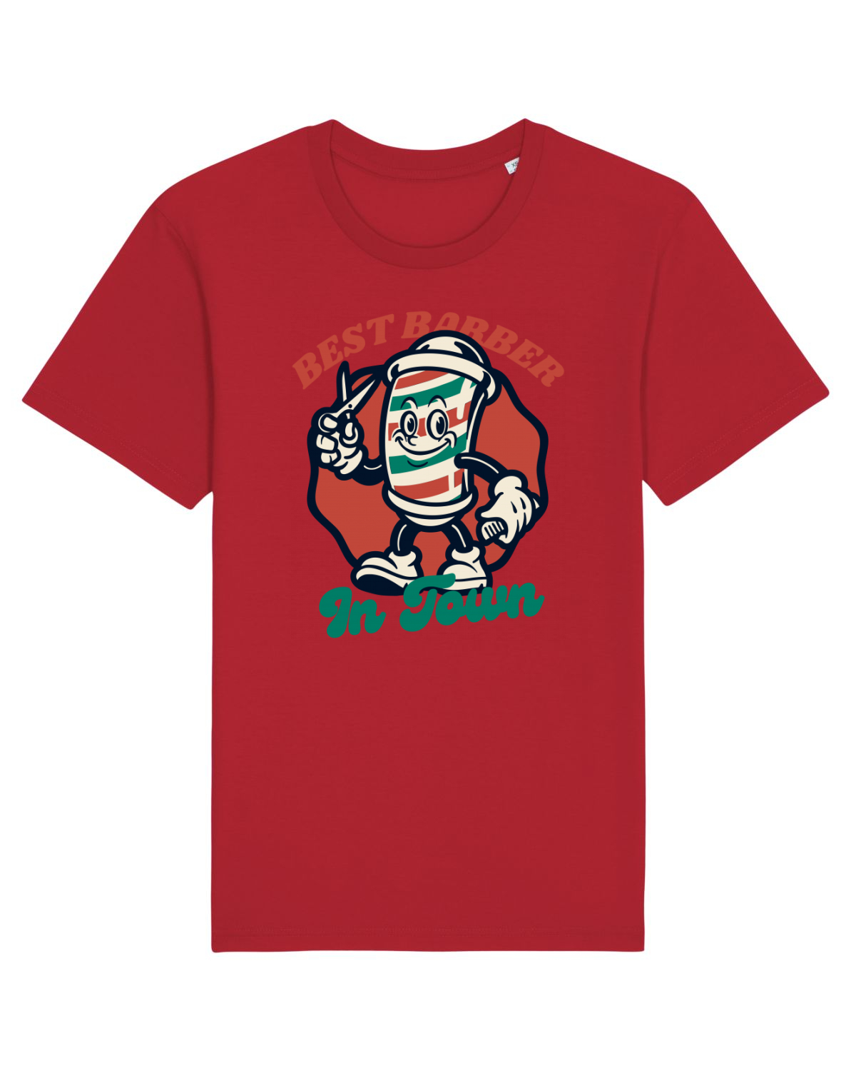 Tricou mânecă scurtă Unisex Rocker Red