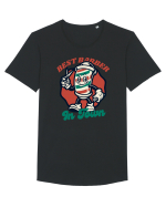Best Barber In Town Tricou mânecă scurtă guler larg Bărbat Skater