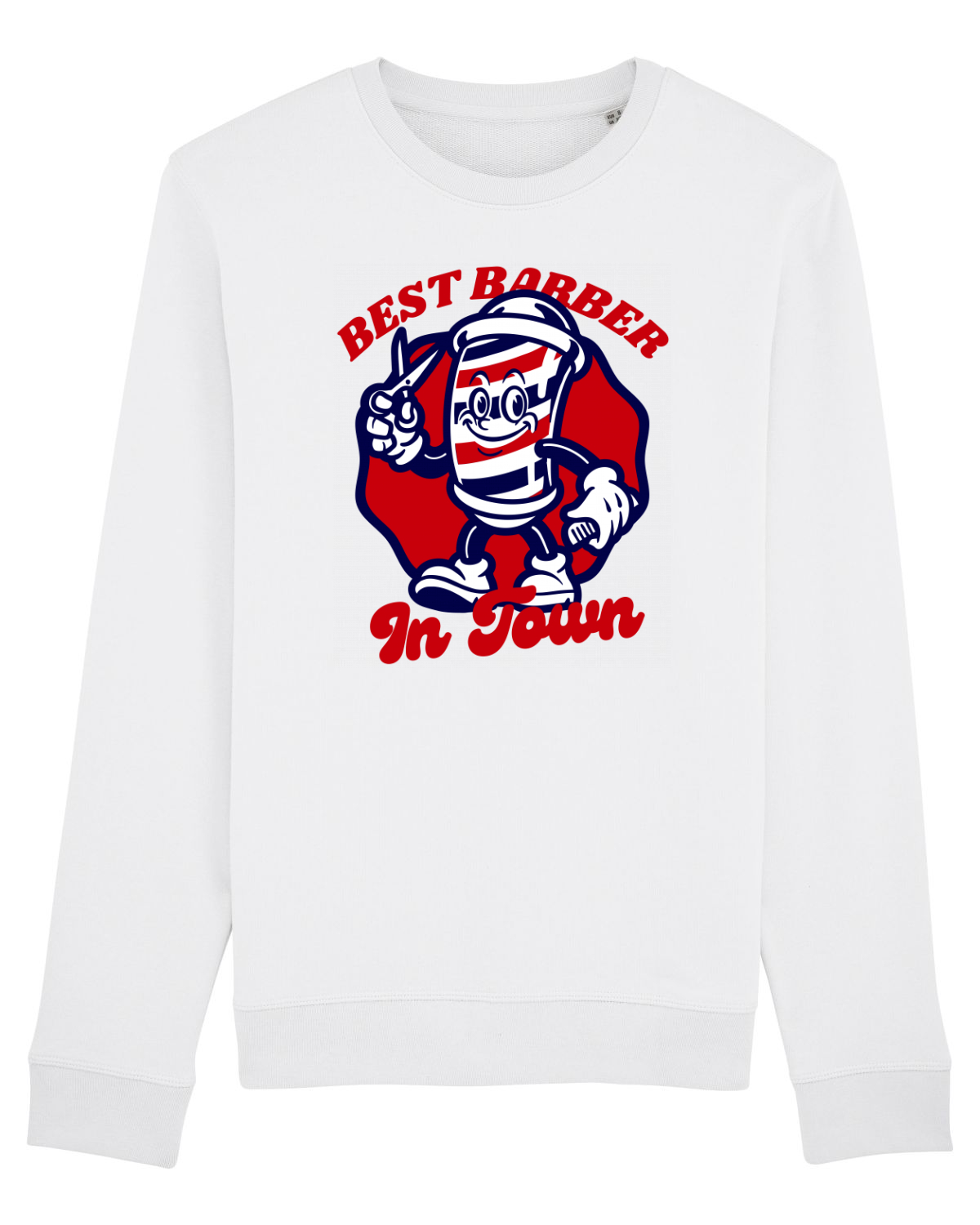 Bluză mânecă lungă Unisex Rise White