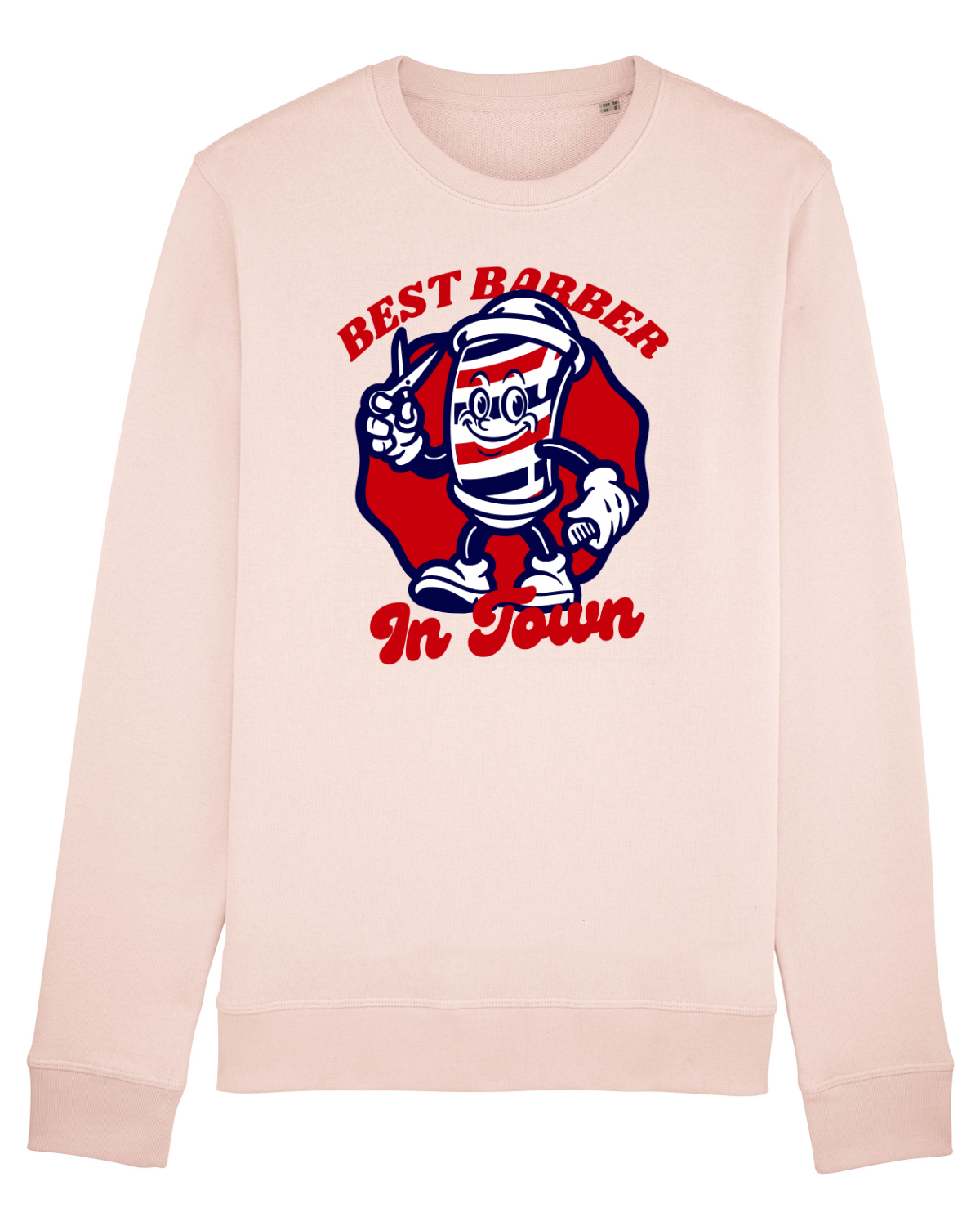 Bluză mânecă lungă Unisex Rise Candy Pink