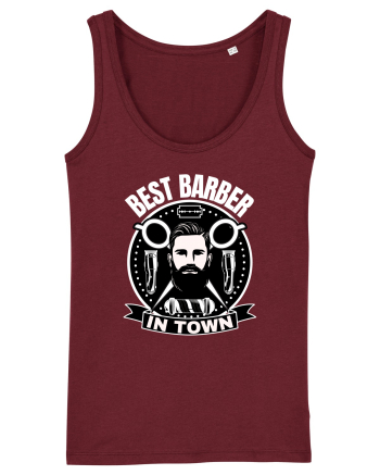 Best Barber In Town Burgundy