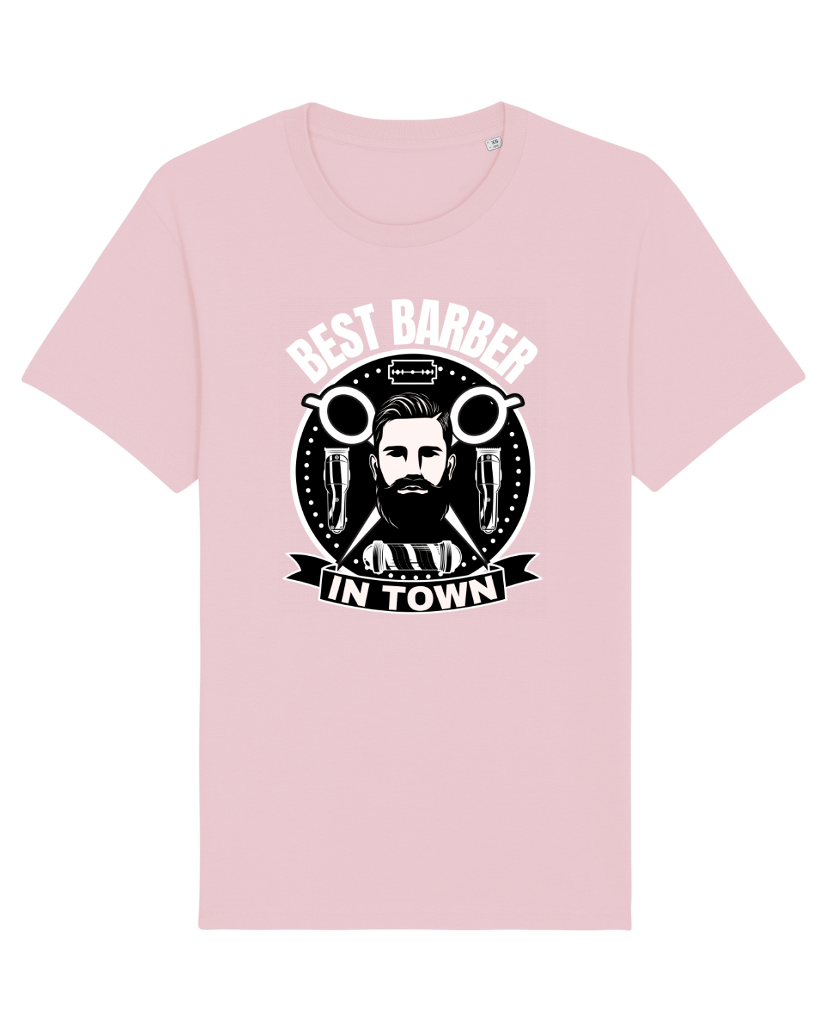 Tricou mânecă scurtă Unisex Rocker Cotton Pink