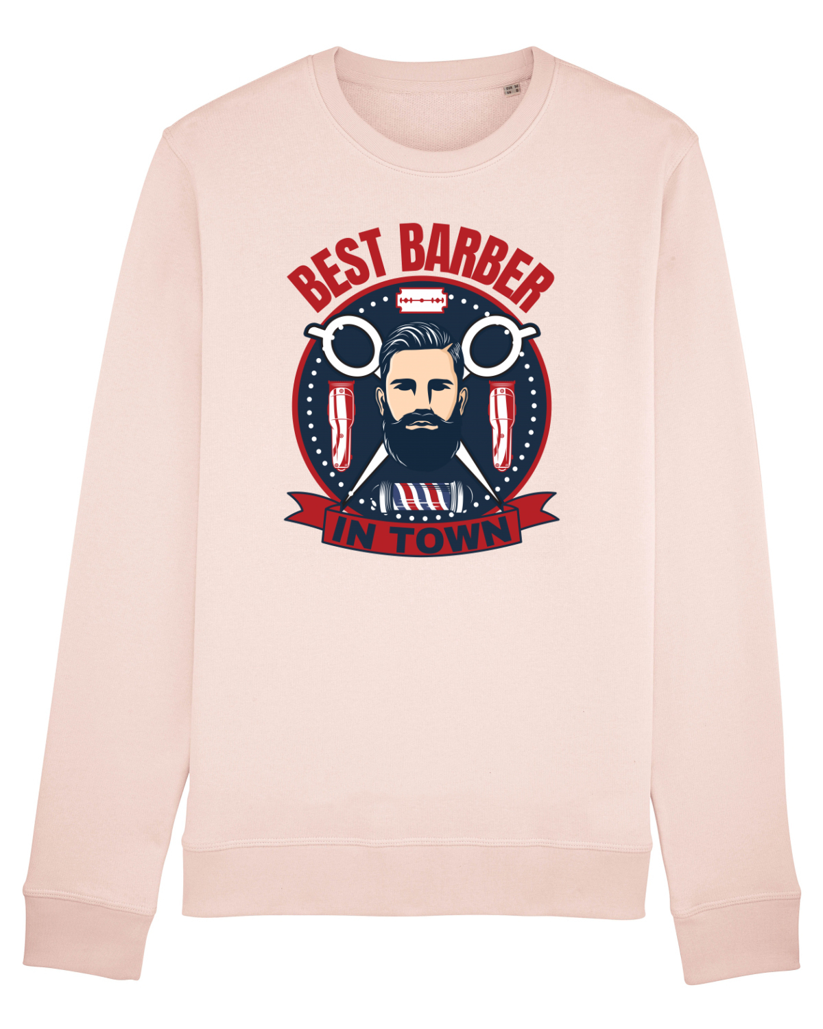 Bluză mânecă lungă Unisex Rise Candy Pink