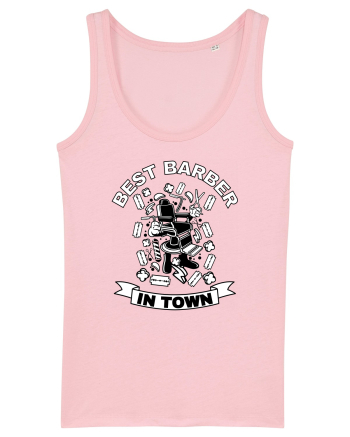 Best Barber In Town Cotton Pink