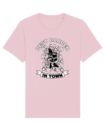 Best Barber In Town Cotton Pink