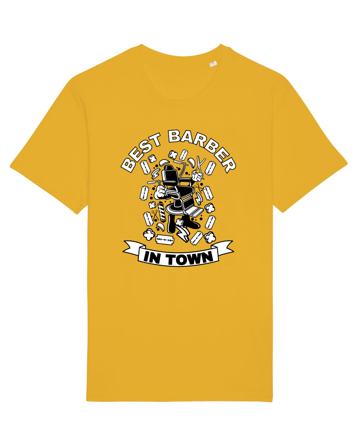 Tricou mânecă scurtă Unisex Rocker Spectra Yellow