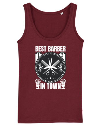 Best Barber In Town Burgundy
