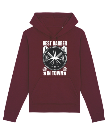 Best Barber In Town Burgundy