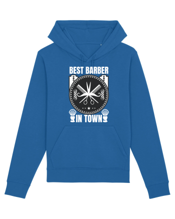 Best Barber In Town Royal Blue
