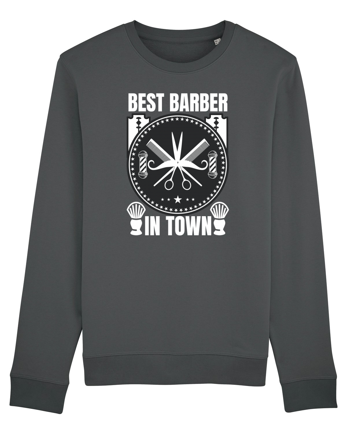Bluză mânecă lungă Unisex Rise Anthracite