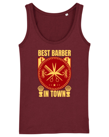 Best Barber In Town Burgundy