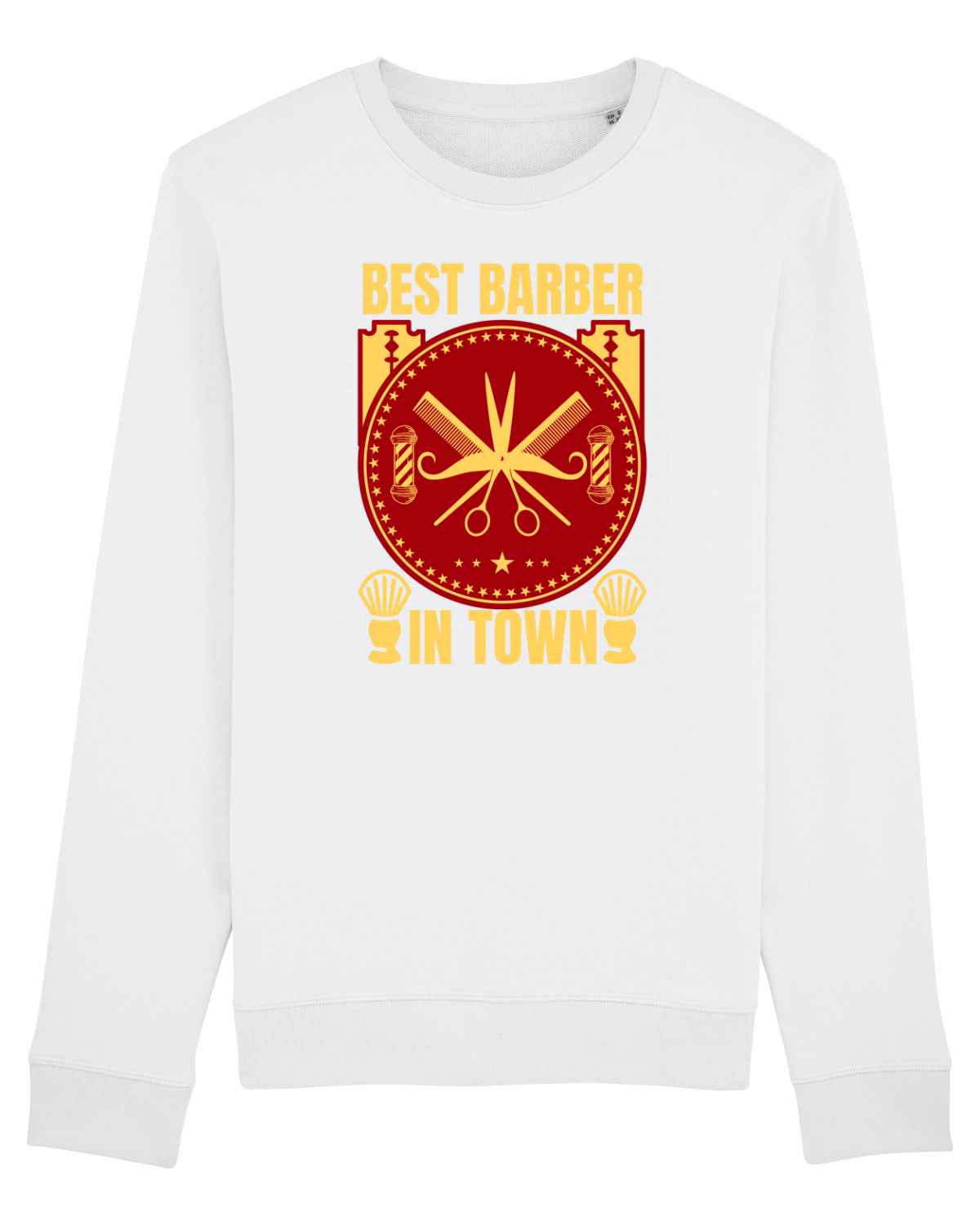 Bluză mânecă lungă Unisex Rise White