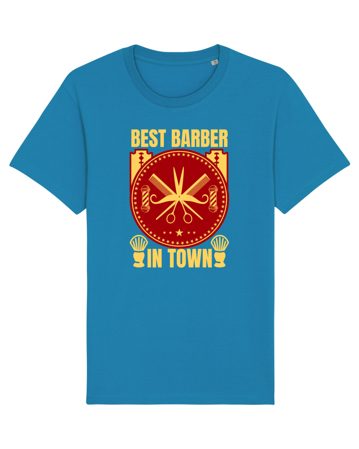 Tricou mânecă scurtă Unisex Rocker Azur