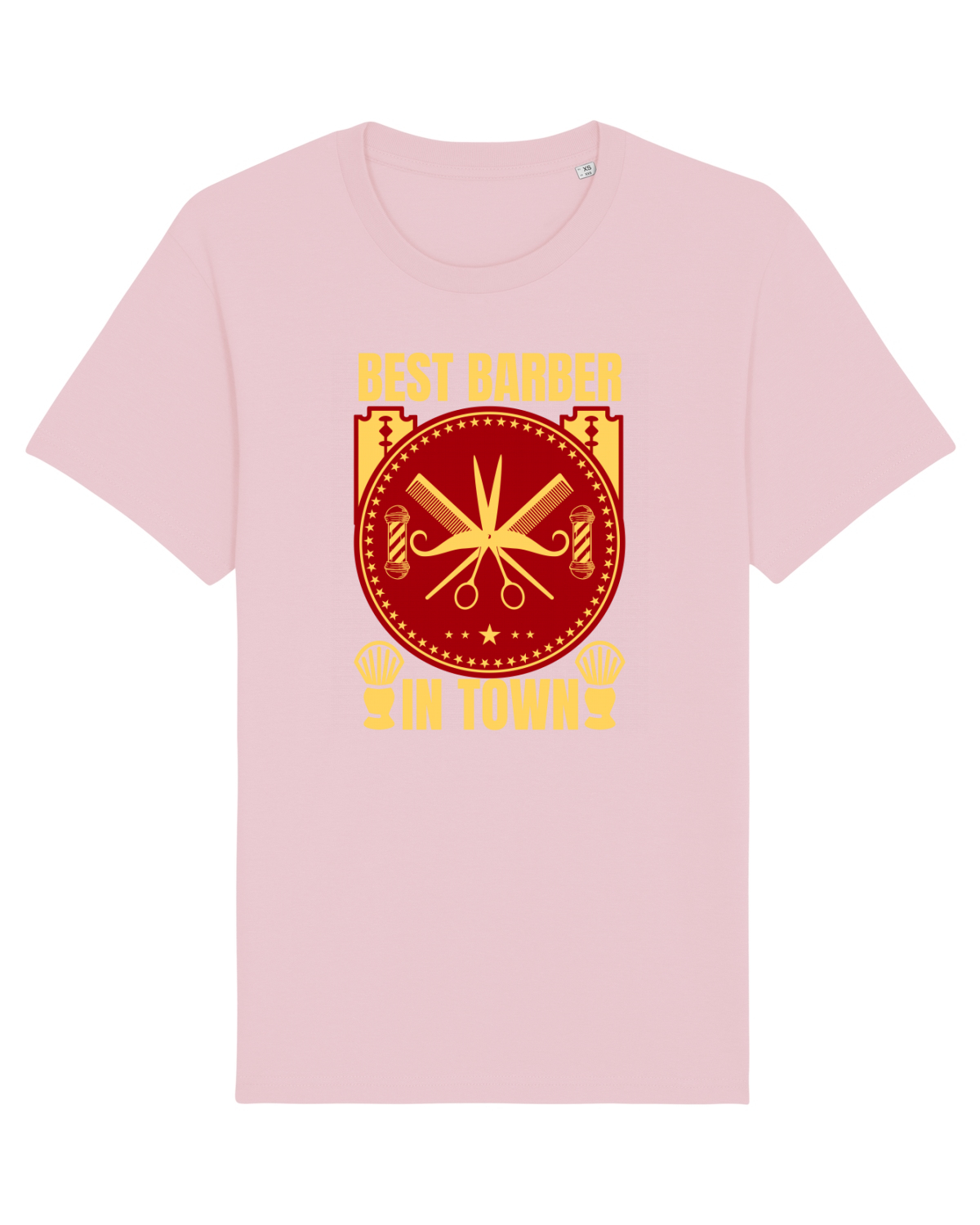 Tricou mânecă scurtă Unisex Rocker Cotton Pink