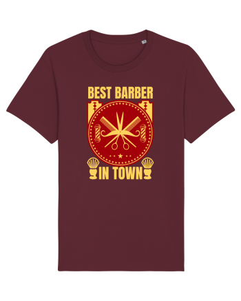 Best Barber In Town Burgundy