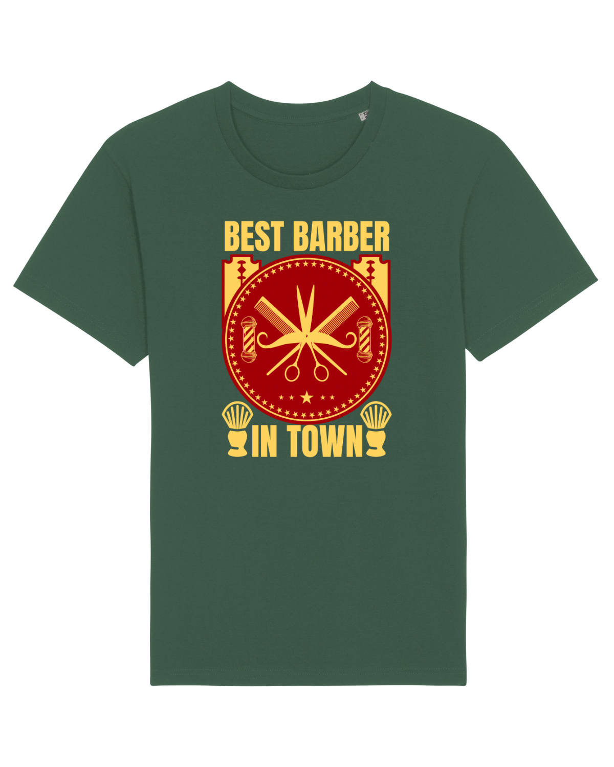 Tricou mânecă scurtă Unisex Rocker Bottle Green