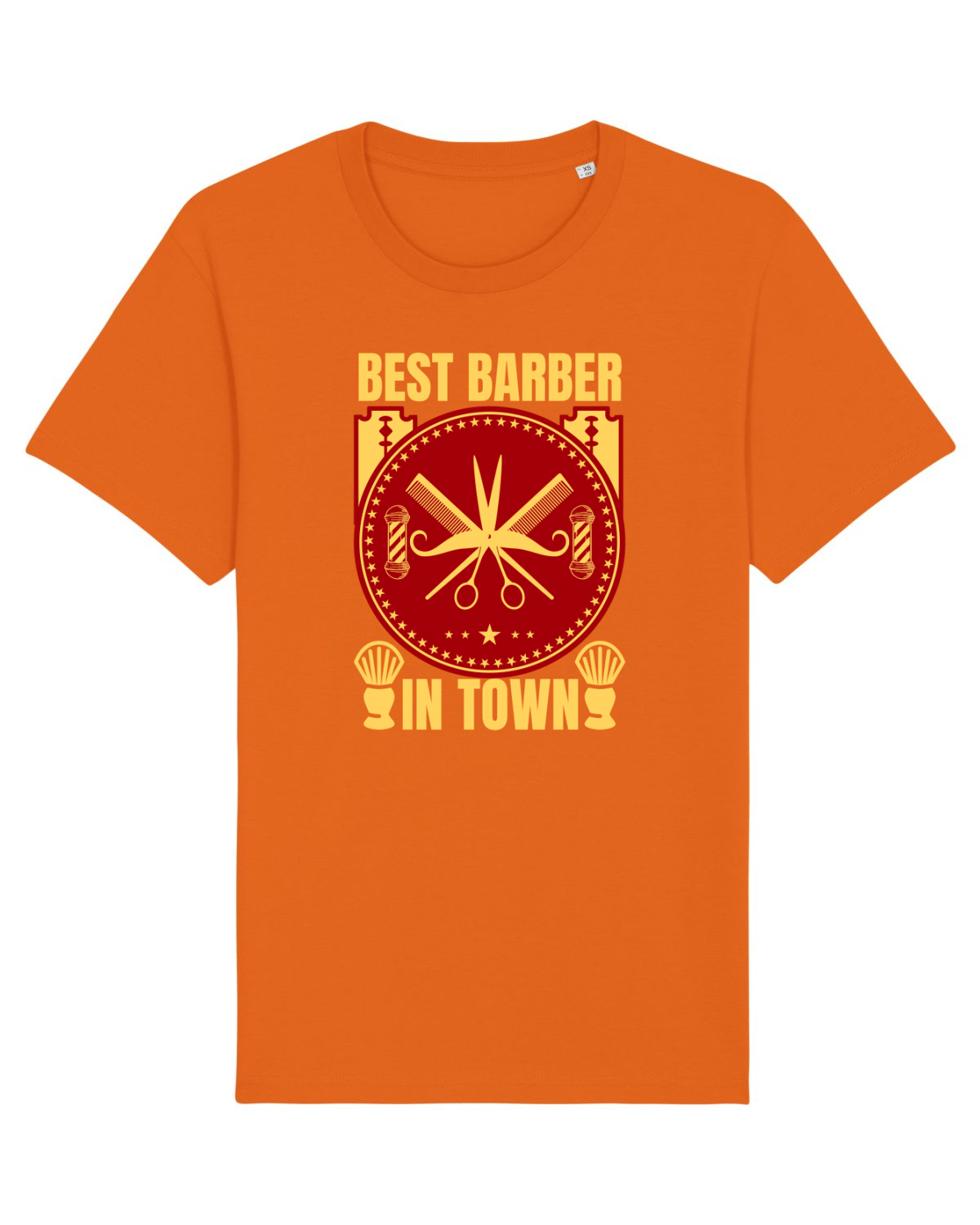 Tricou mânecă scurtă Unisex Rocker Bright Orange
