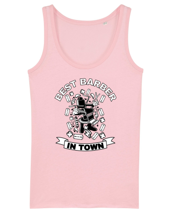 Best Barber In Town Cotton Pink