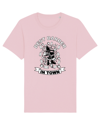 Best Barber In Town Cotton Pink