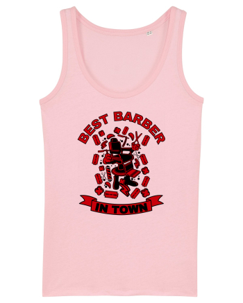 Best Barber In Town Cotton Pink