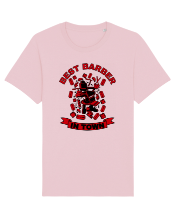 Best Barber In Town Cotton Pink