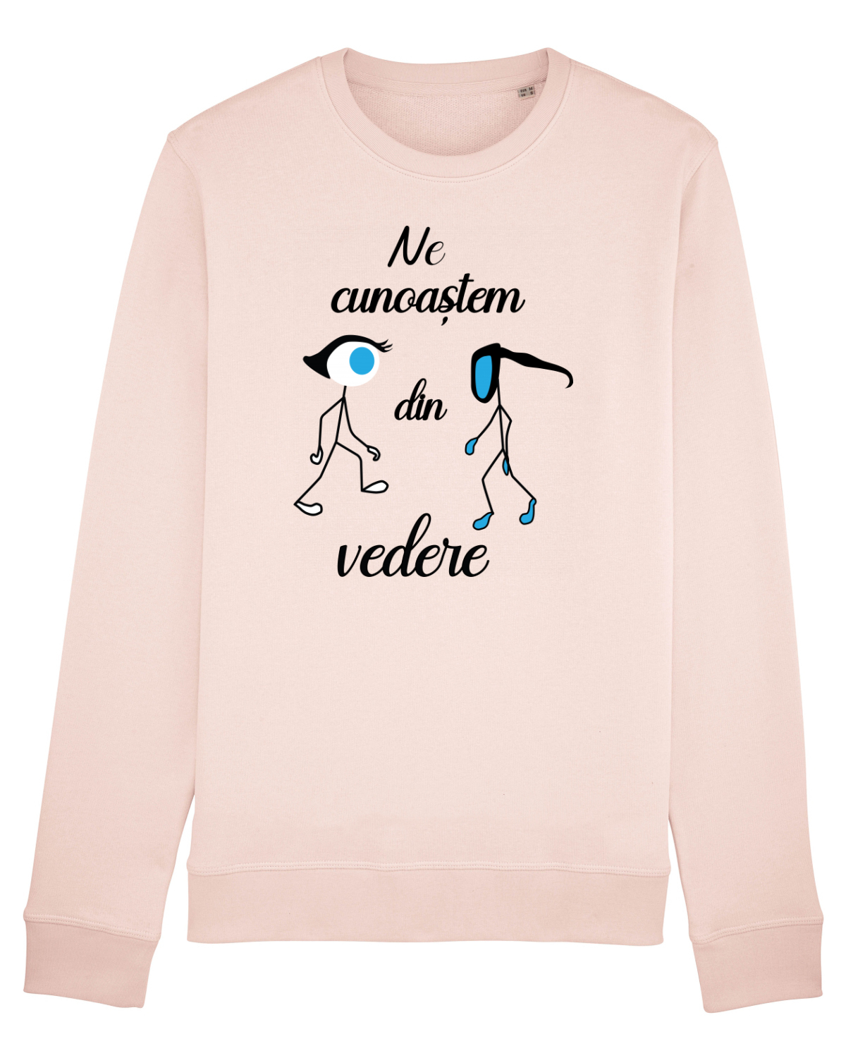 Bluză mânecă lungă Unisex Rise Candy Pink