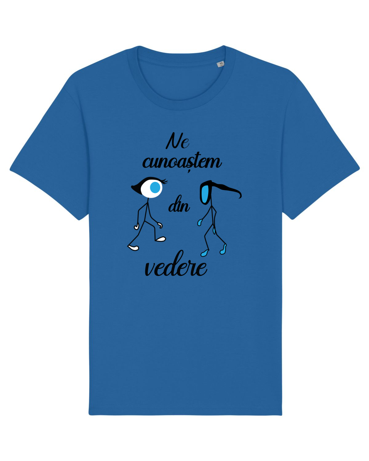 Tricou mânecă scurtă Unisex Rocker Royal Blue