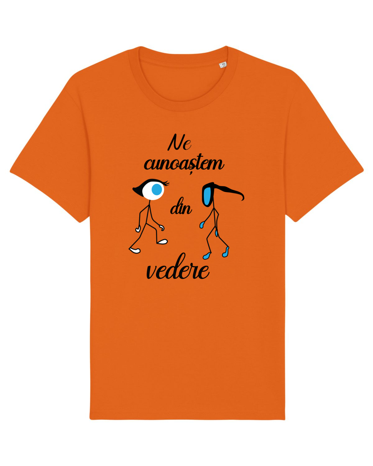 Tricou mânecă scurtă Unisex Rocker Bright Orange