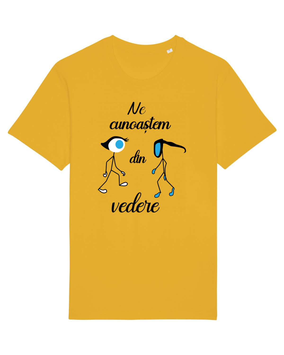 Tricou mânecă scurtă Unisex Rocker Spectra Yellow
