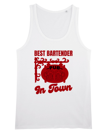 Best Bartender In Town  White