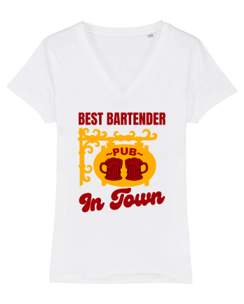 Best Bartender In Town  White