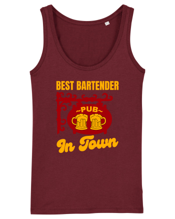 Best Bartender In Town  Burgundy