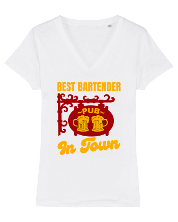 Best Bartender In Town  White